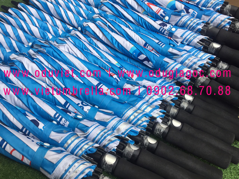 xưởng sản xuất ô dù cầm tay in logo quảng cáo